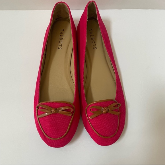 Talbots Hot Pink Fabric Ballet Slipper Size 8.5 - Picture 3 of 14